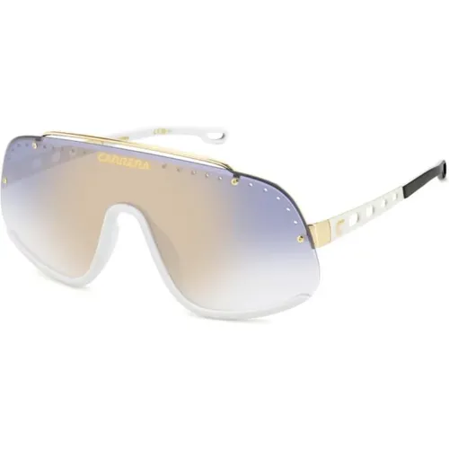 Stilvolle Sonnenbrillenkollektion, Gold/Grey Sunglasses Flaglab 22 - Carrera - Modalova