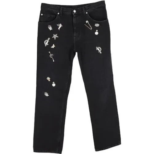 Pre-owned Cotton jeans , female, Sizes: XL - Alexander McQueen Pre-owned - Modalova