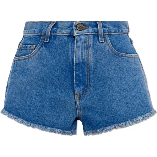 Denim shorts with vintage effect , female, Sizes: W26, W28, W27, W25 - ETRO - Modalova