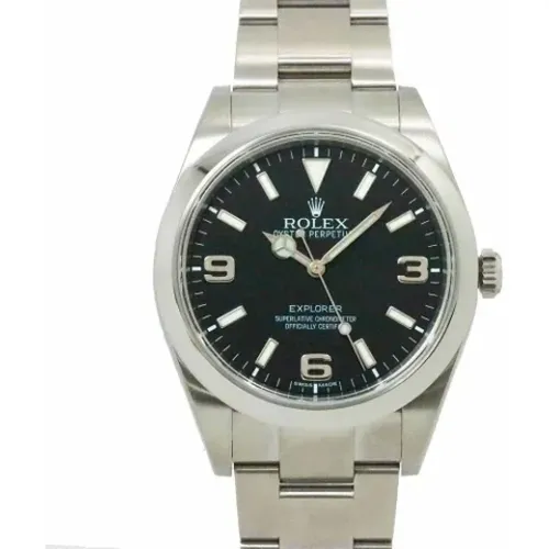 Pre-owned Stainless Steel watches , male, Sizes: ONE SIZE - Rolex Vintage - Modalova