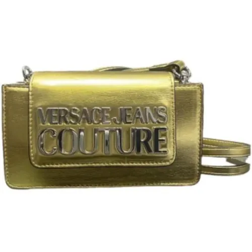 Elegante Mini-Schultertasche in Gold - Versace Jeans Couture - Modalova