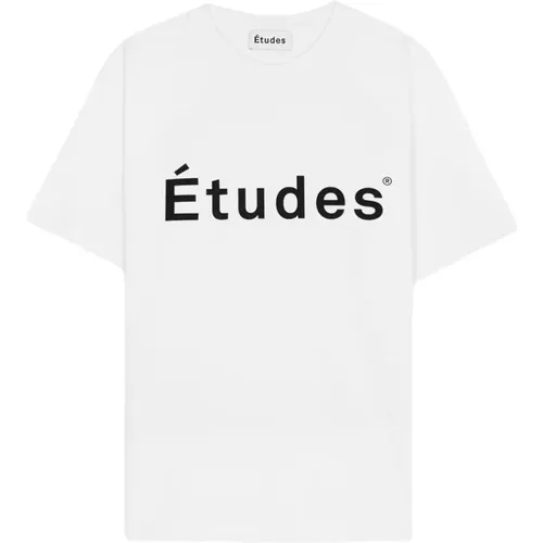 Schwarzes Wonder T-Shirt , Herren, Größe: L - Études - Modalova