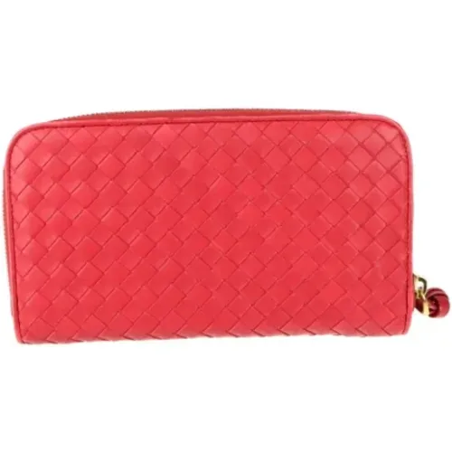 Pre-owned Leather wallets , female, Sizes: ONE SIZE - Bottega Veneta Vintage - Modalova