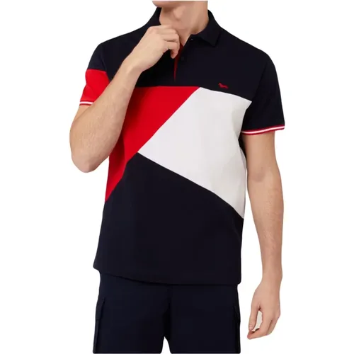 Red Cotton Polo Shirt , male, Sizes: XL - Harmont & Blaine - Modalova