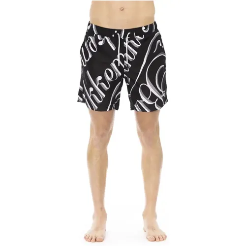 Polyester Swimwear , male, Sizes: L, 2XL, M, XL, S - Bikkembergs - Modalova