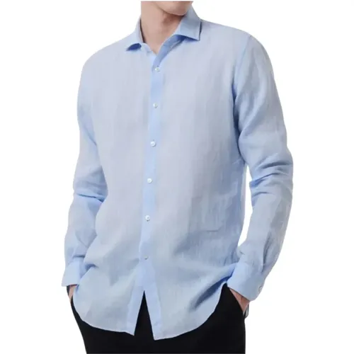 Linen Shirt Tailor Fit Button Closure , male, Sizes: 2XL, 3XL, 4XL, XL, M - Xacus - Modalova