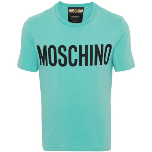 Stylish T-shirts for Men and Women , male, Sizes: XL, L - Moschino - Modalova