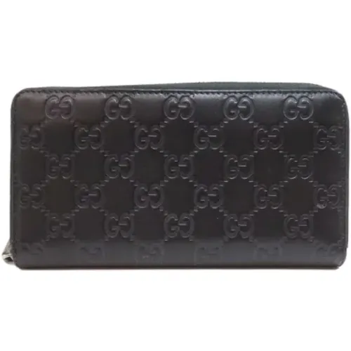 Pre-owned Leather wallets , female, Sizes: ONE SIZE - Gucci Vintage - Modalova