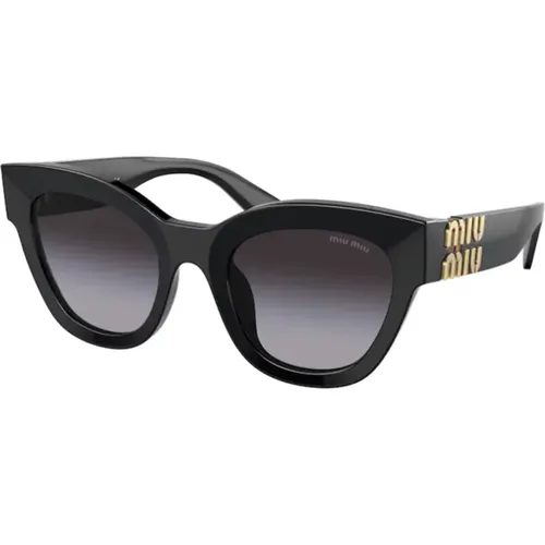 Moderne Feminine Quadratische Sonnenbrille - Miu Miu - Modalova