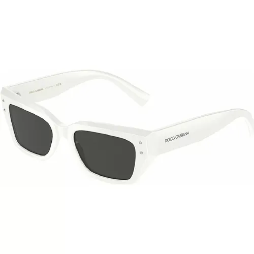 Fashion Sunglasses in and Grey , female, Sizes: 52 MM - Dolce & Gabbana - Modalova