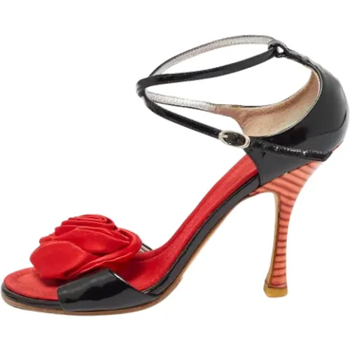 Pre-owned Leather sandals , female, Sizes: 4 1/2 UK - Giuseppe Zanotti Pre-owned - Modalova
