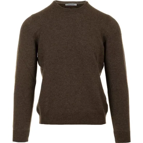 Brauner Pullover Paricollo , Herren, Größe: 2XL - Gran Sasso - Modalova