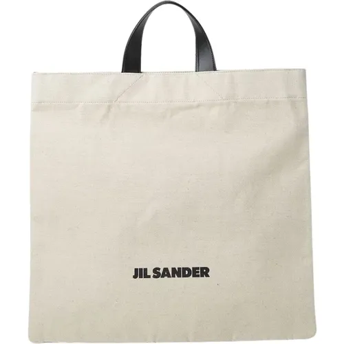 Minimalist Canvas Tote Bag , female, Sizes: ONE SIZE - Jil Sander - Modalova