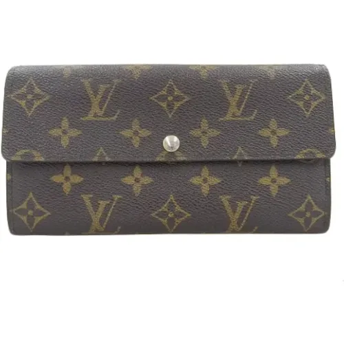 Pre-owned Canvas wallets , female, Sizes: ONE SIZE - Louis Vuitton Vintage - Modalova