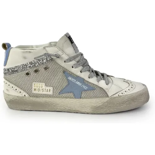 Blue Detail Boot Sneakers , female, Sizes: 5 UK, 6 UK, 7 UK - Golden Goose - Modalova