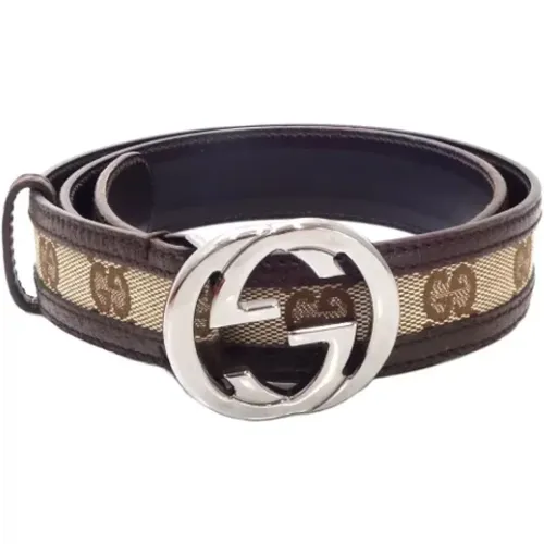 Pre-owned Leather belts , female, Sizes: ONE SIZE - Gucci Vintage - Modalova