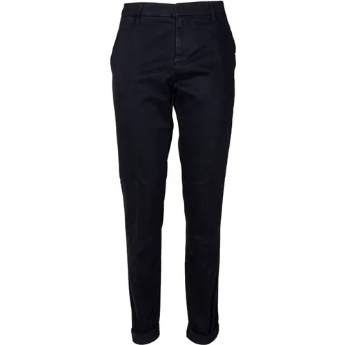 Slim Fit Cotton Chino Pants , male, Sizes: W34, W32, W35, W36, W33, W38 - Dondup - Modalova