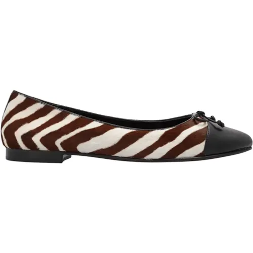 Cap-Toe Ballerina , Damen, Größe: 38 1/2 EU - TORY BURCH - Modalova