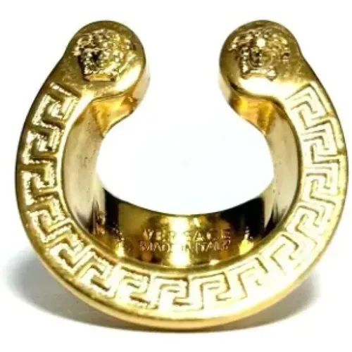 Pre-owned Metal rings , female, Sizes: ONE SIZE - Versace Pre-owned - Modalova