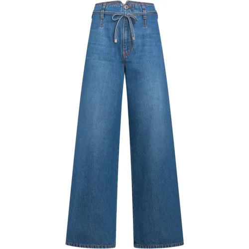 Wide Jeans , Damen, Größe: W26 - ETRO - Modalova