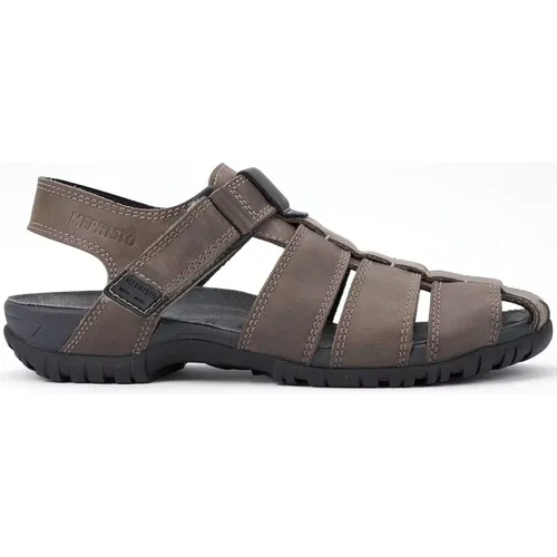 Herren Sandale - Pewter Grey , Herren, Größe: 41 EU - mephisto - Modalova