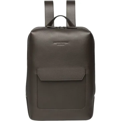 Genova Boarded Kalbshaut Rucksack - Testoni - Modalova