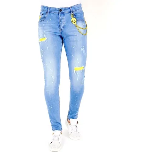 Skinny Jeans , male, Sizes: W33, W36, W34, W38 - Local Fanatic - Modalova