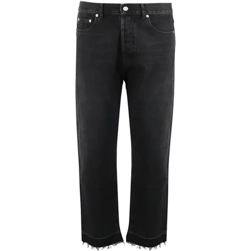 Jeans Regular Fit Zip Closure , male, Sizes: W35 - Valentino Garavani - Modalova