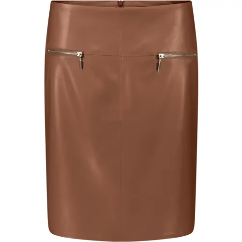 Faux Leather Zipper Skirt , Damen, Größe: 3XL - Betty Barclay - Modalova