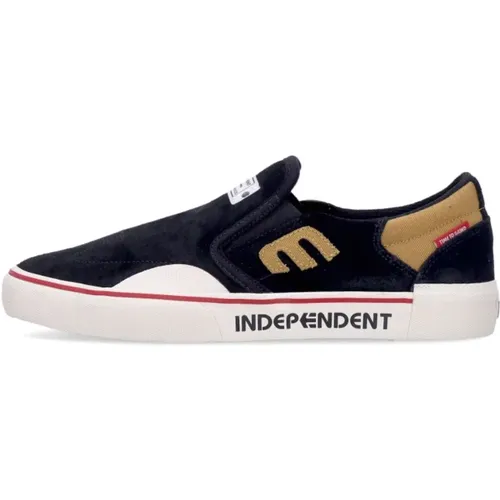 Slip X Indy Skate Shoes Black/Brown , male, Sizes: 8 UK, 9 UK, 7 UK, 10 UK, 8 1/2 UK, 12 UK, 11 UK - Etnies - Modalova