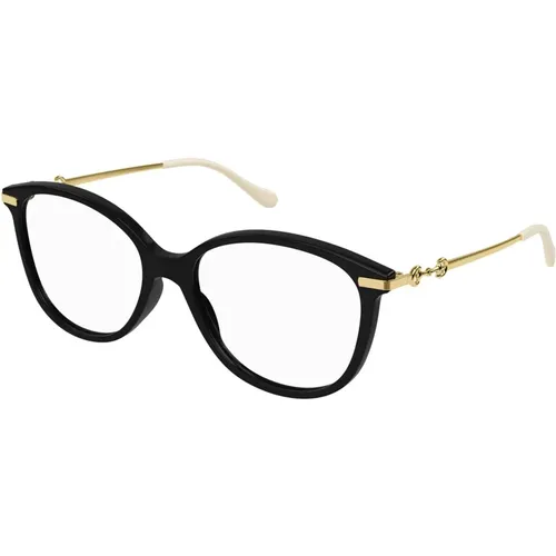 Schwarze Sonnenbrillenrahmen , unisex, Größe: 53 MM - Gucci - Modalova