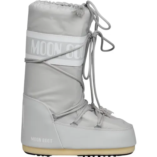 Nylon Schneestiefel , Damen, Größe: 35 EU - moon boot - Modalova