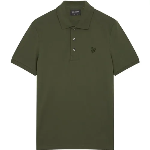 Tonal Eagle Polo Shirt , Herren, Größe: 2XL - Lyle & Scott - Modalova