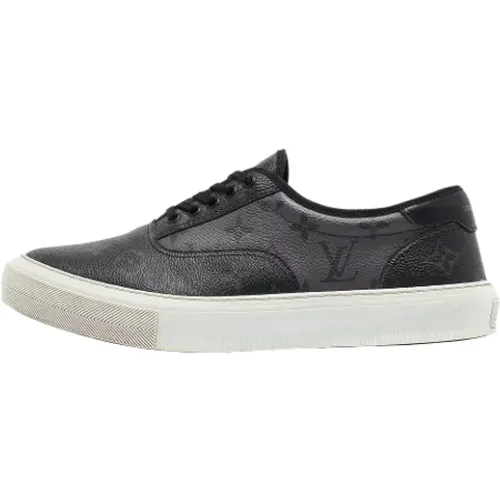 Pre-owned Canvas sneakers , male, Sizes: 8 1/2 UK - Louis Vuitton Vintage - Modalova