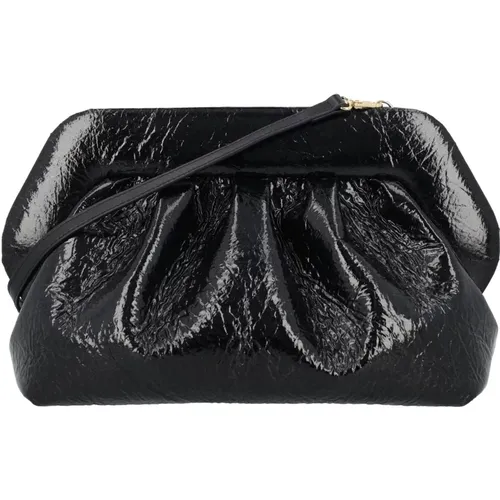 Pineapple Leather Clutch Bag , female, Sizes: ONE SIZE - THEMOIRè - Modalova