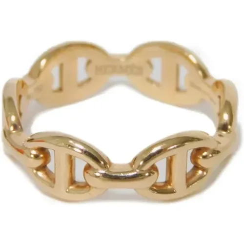 Pre-owned Metal rings , female, Sizes: ONE SIZE - Hermès Vintage - Modalova