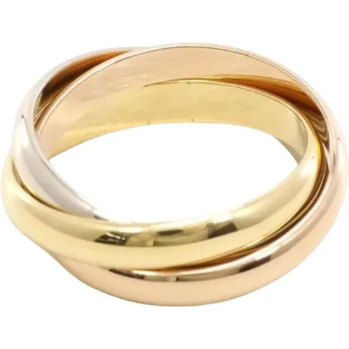 Pre-owned Gold rings , female, Sizes: ONE SIZE - Cartier Vintage - Modalova