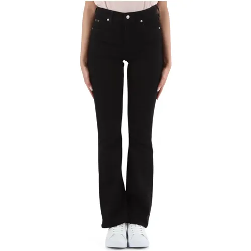 Authentic Boot Jeans Five Pocket , female, Sizes: W27, W26, W28 - Calvin Klein Jeans - Modalova
