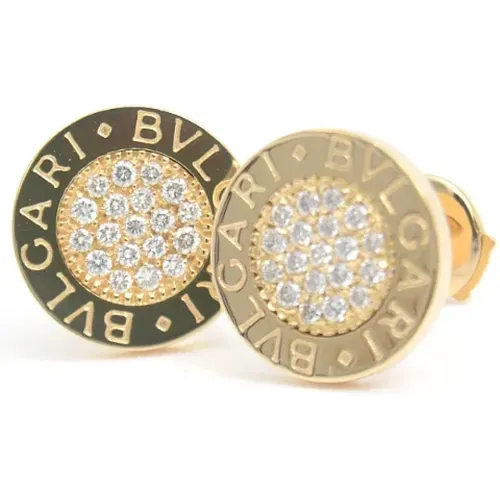 Pre-owned Metal earrings , female, Sizes: ONE SIZE - Bvlgari Vintage - Modalova