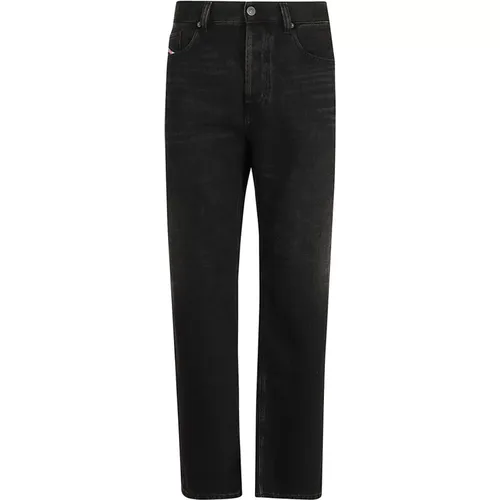 Schwarze Denim Jeans Lockere Passform - Diesel - Modalova