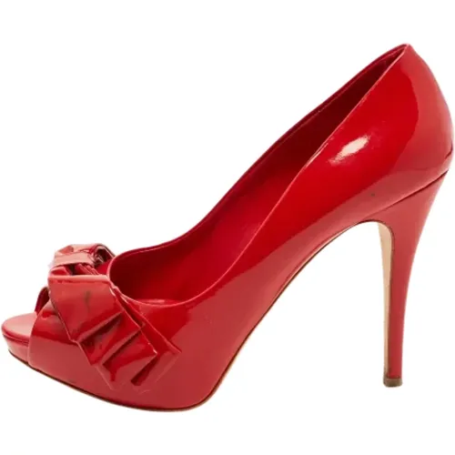 Pre-owned Leather heels , female, Sizes: 5 1/2 UK - Dolce & Gabbana Pre-owned - Modalova