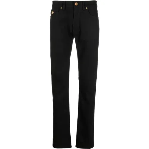 Stretch Rinsed Denim Jeans , male, Sizes: W36 - Versace - Modalova