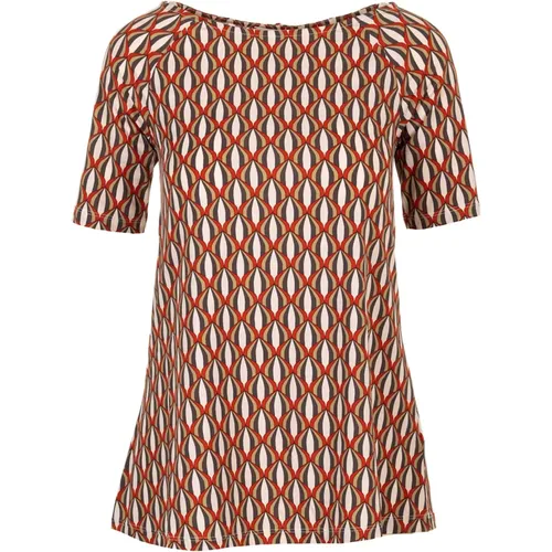 Elegant MultiColour T-Shirt Top , Damen, Größe: M - Maliparmi - Modalova