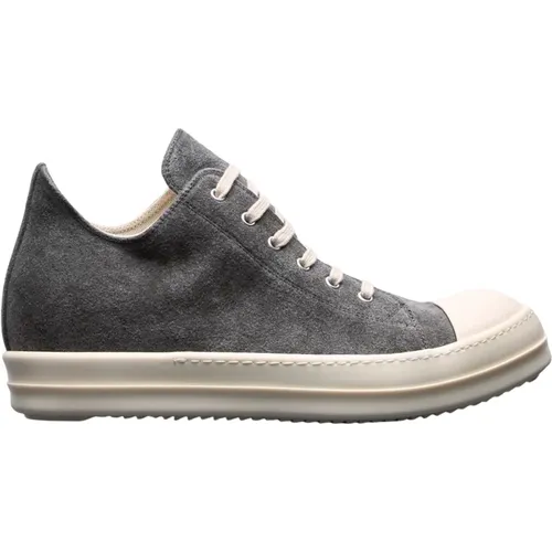 Gebürstete Webart Niedrige Sneakers , Herren, Größe: 42 EU - Rick Owens - Modalova