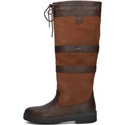 Brauner Leder-Outdoor-Stiefel Galway , Damen, Größe: 37 EU - dubarry - Modalova