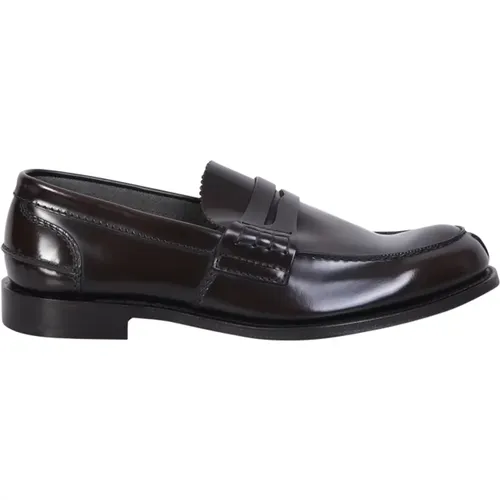 Leather Loafers for Men , male, Sizes: 9 1/2 UK, 7 UK, 10 UK, 8 UK, 7 1/2 UK - Church's - Modalova