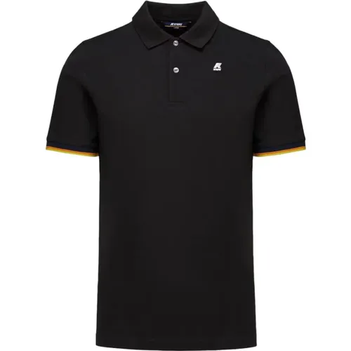 Kurzarm-Polo-Shirt für Männer , Herren, Größe: M - K-way - Modalova