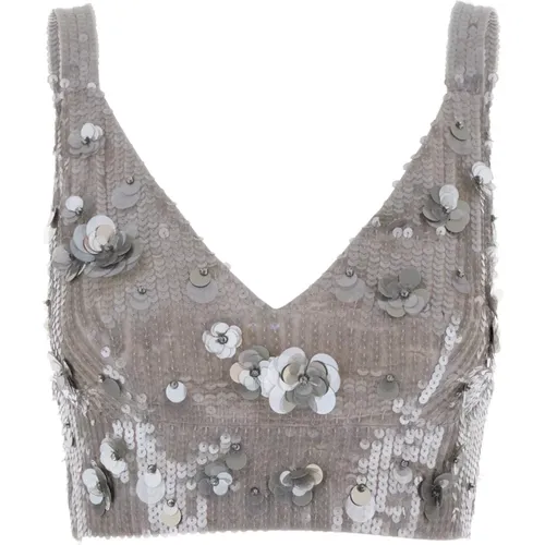 Grey Top Reggiseno , female, Sizes: M, XS, S - P.a.r.o.s.h. - Modalova