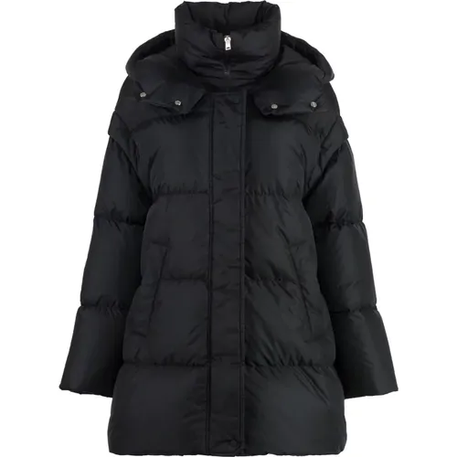 Kapuzen-Daunenjacke mit abnehmbaren Ärmeln , Damen, Größe: XS - Herno - Modalova