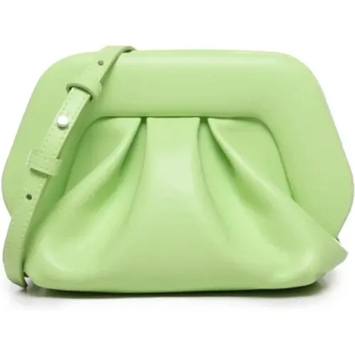 Grüne vegane Clutch-Tasche mit abnehmbarem Schultergurt - THEMOIRè - Modalova